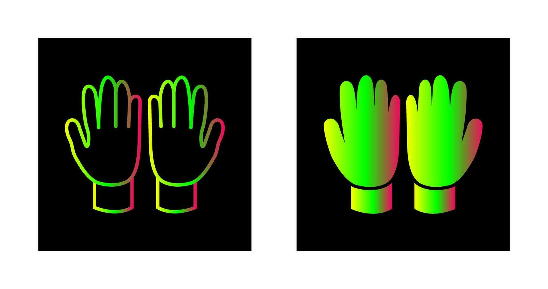 Gardening Gloves Vector Icon
