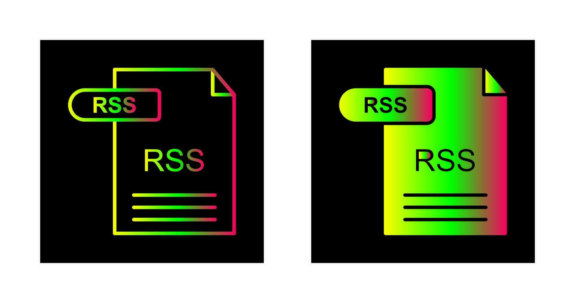 icono de vector de rss