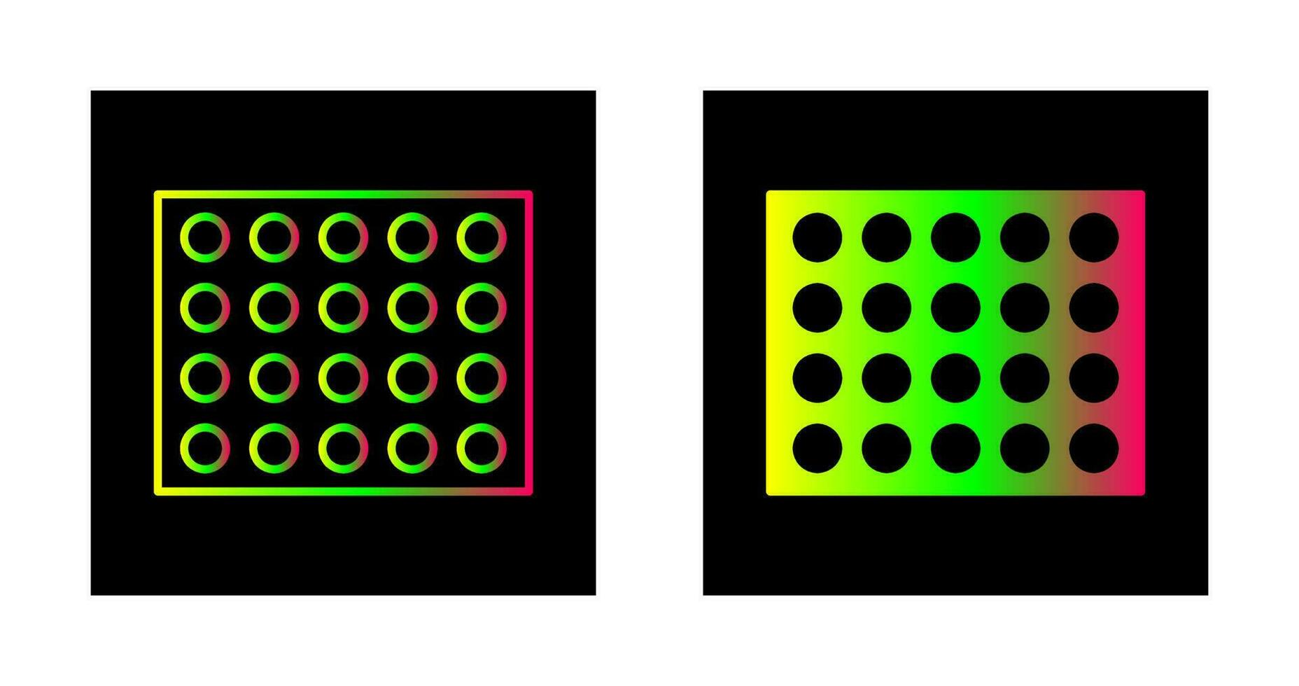 Colored Palette Vector Icon