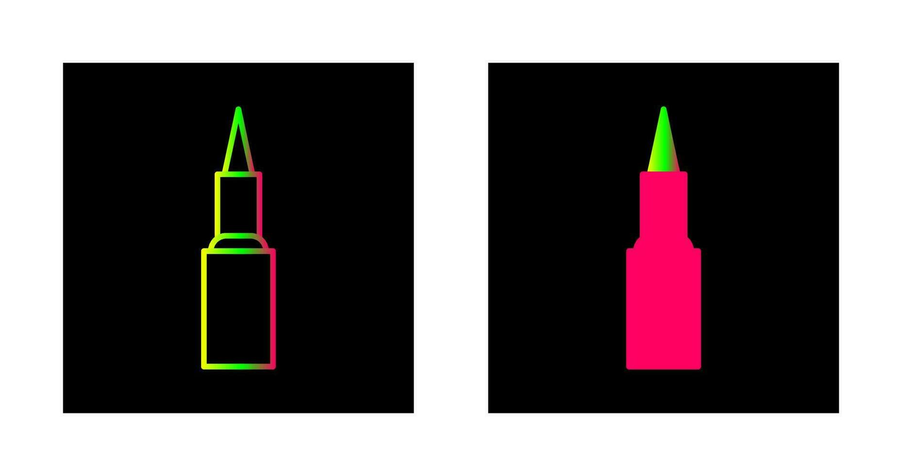 icono de vector de cosméticos kajal