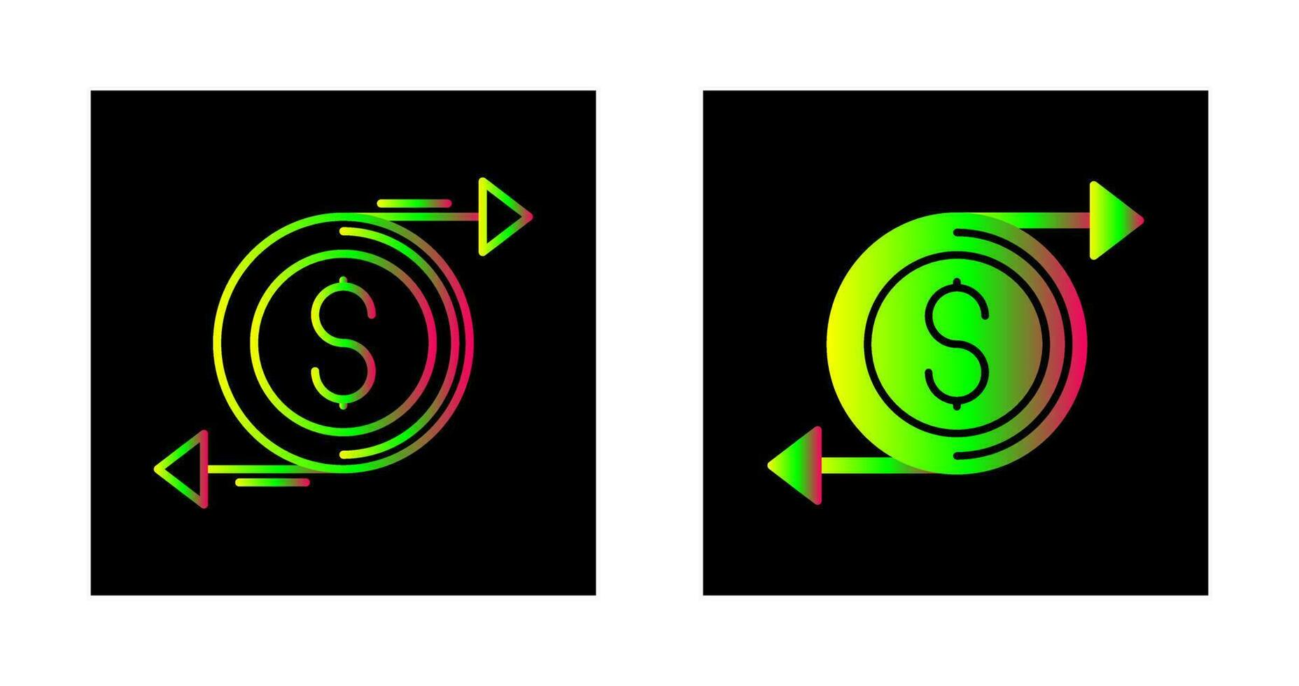 Money Flow Vector Icon