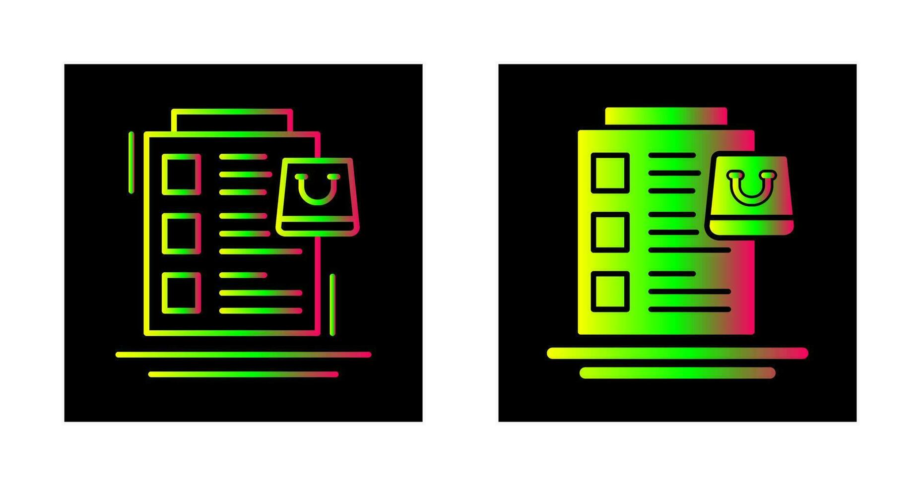 Wish List Vector Icon