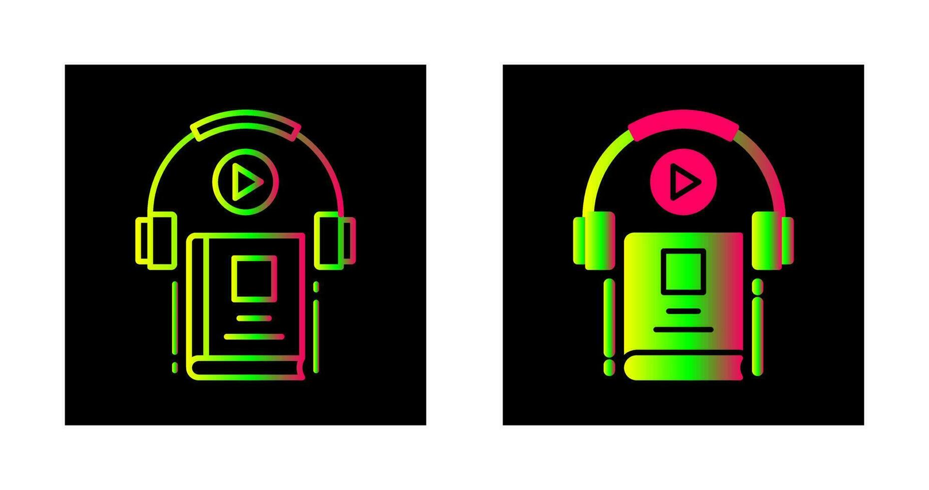 Audio Book Vector Icon