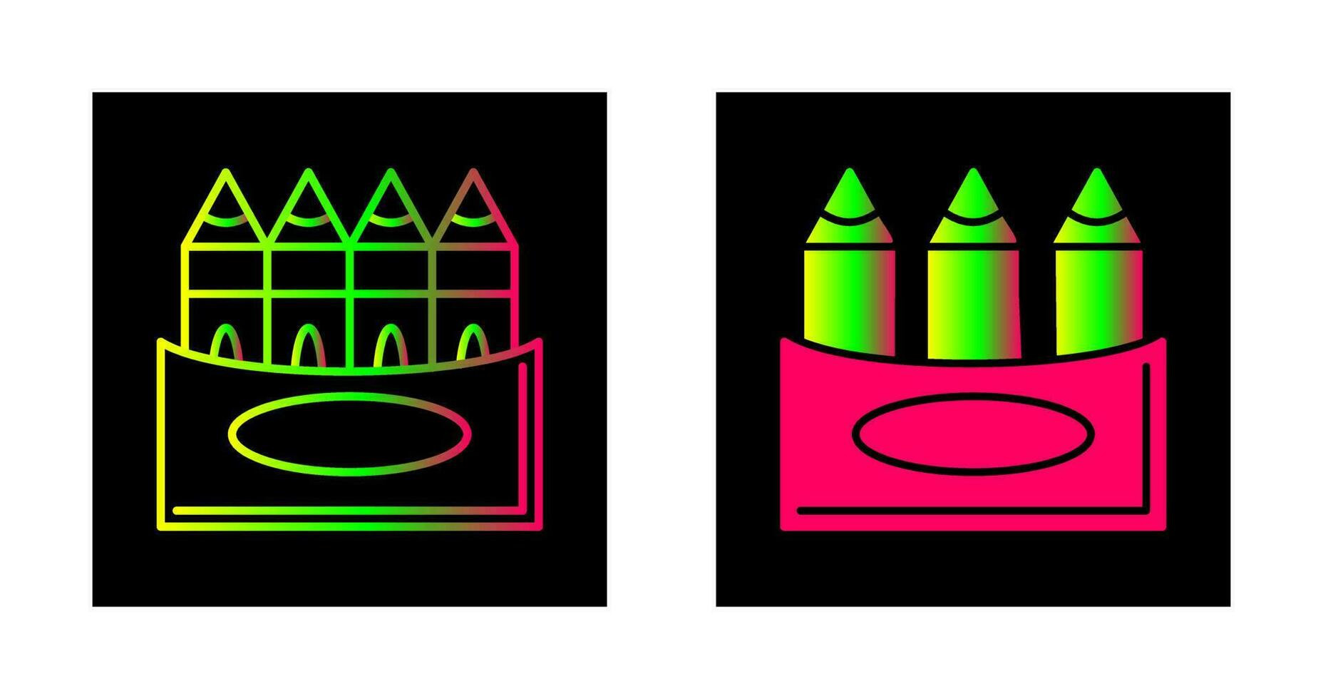 Crayons Vector Icon