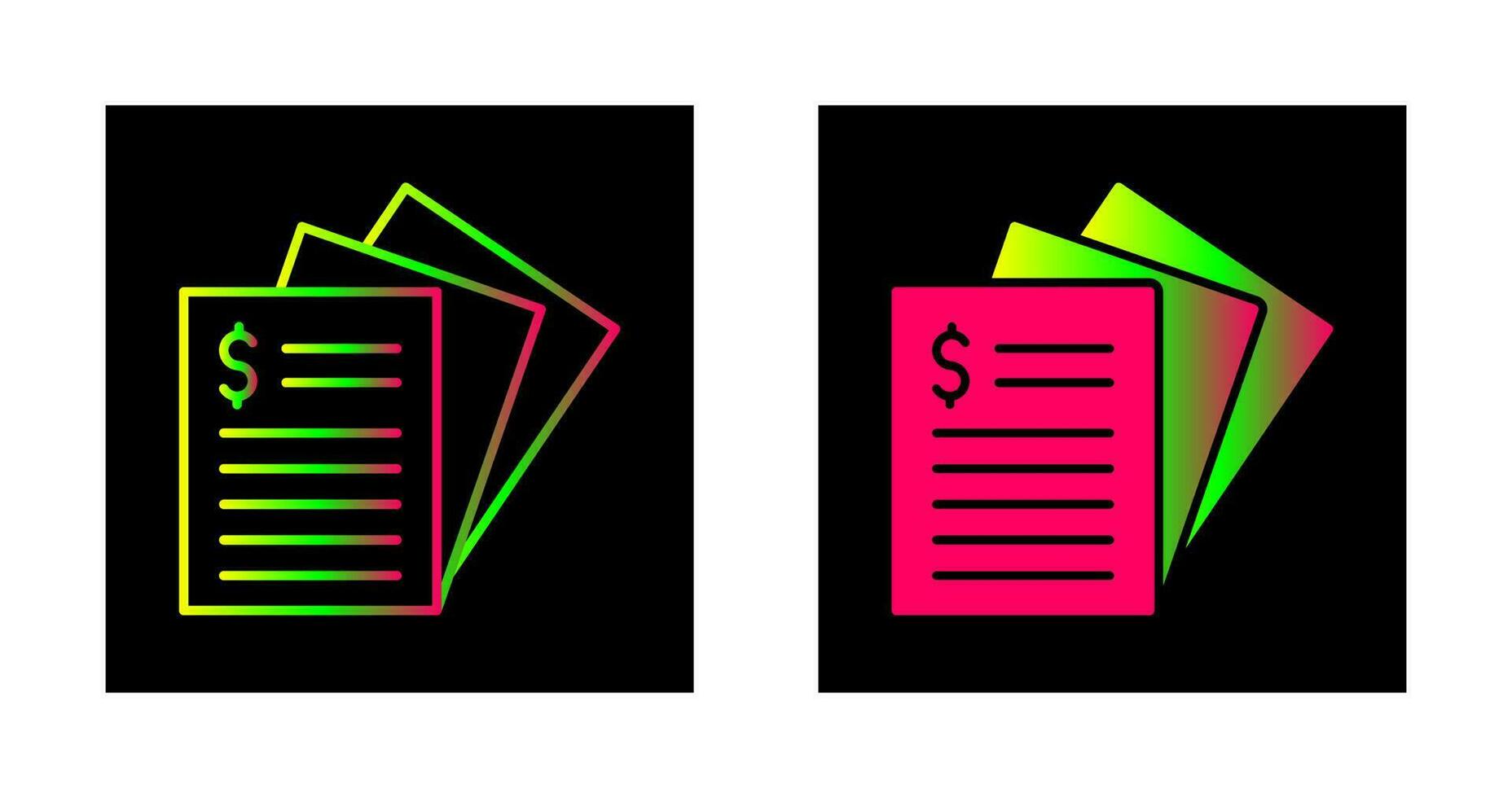 Invoice Vector Icon