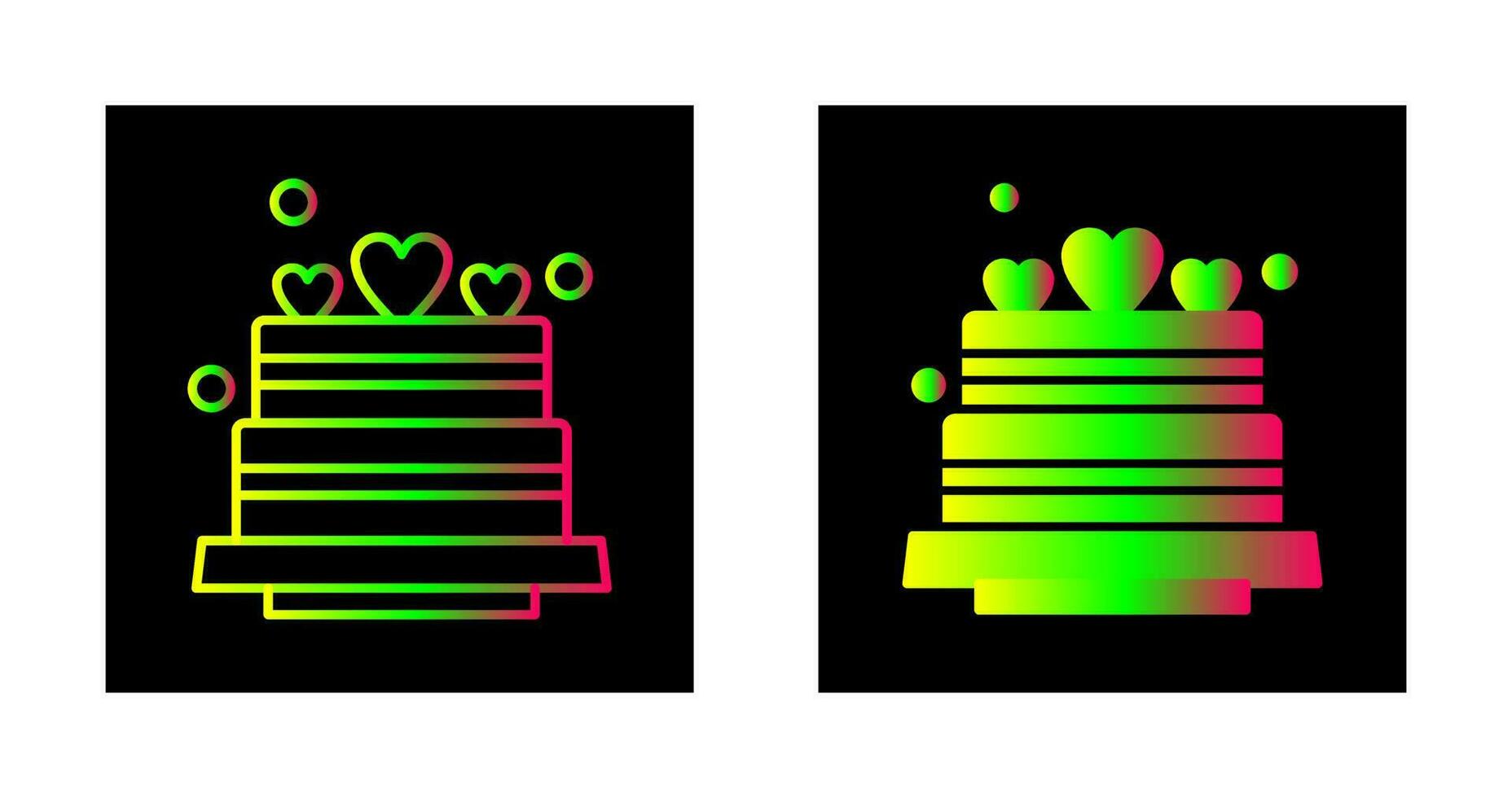 Wedding Cake Vector Icon
