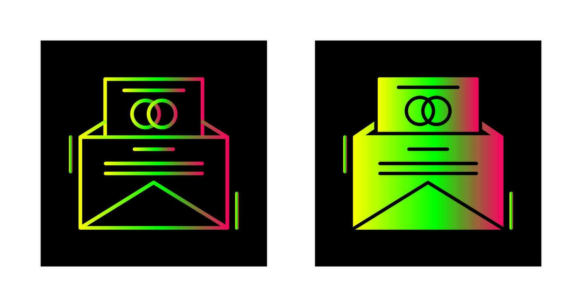 Invitation Card Vector Icon