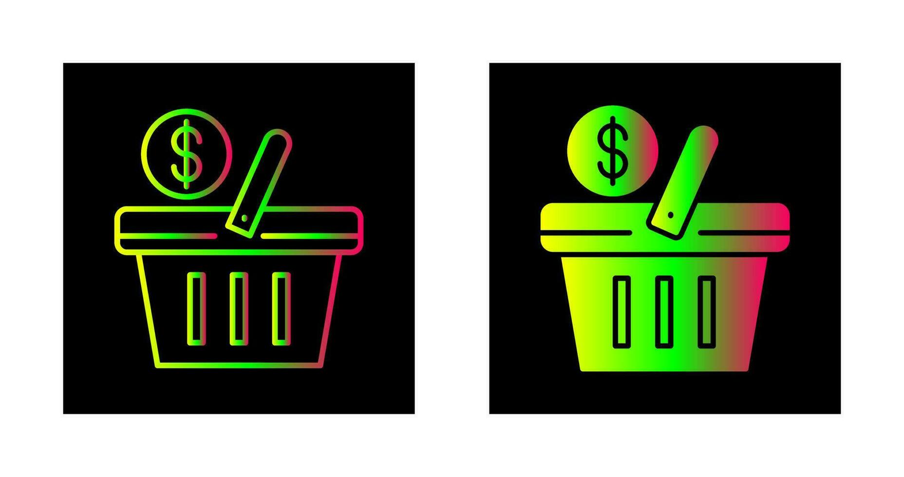Shopping Basket Vector Icon