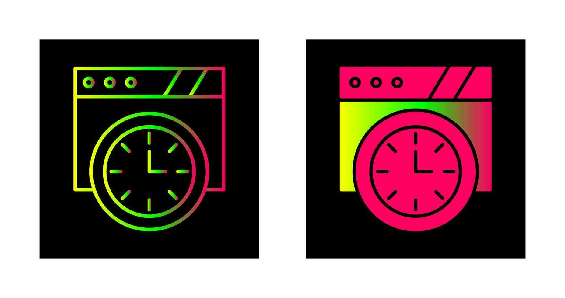 Wall Clock Vector Icon