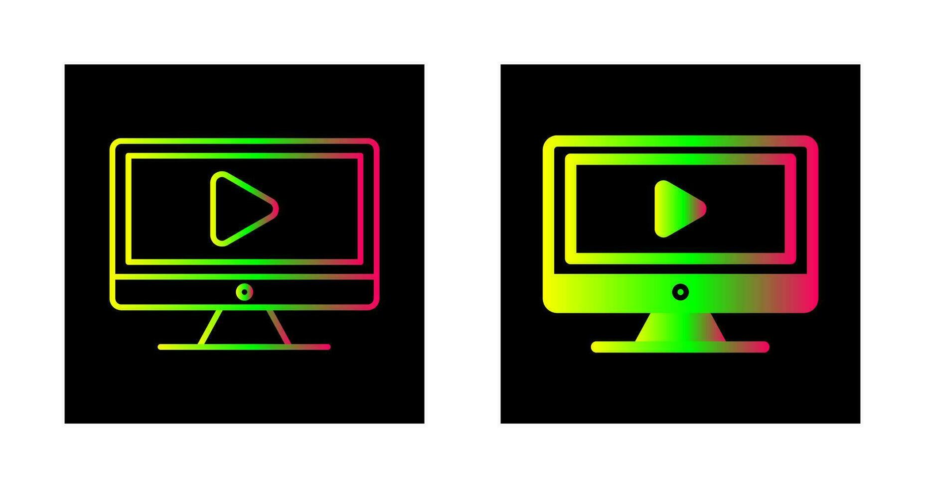 Video Lesson Vector Icon