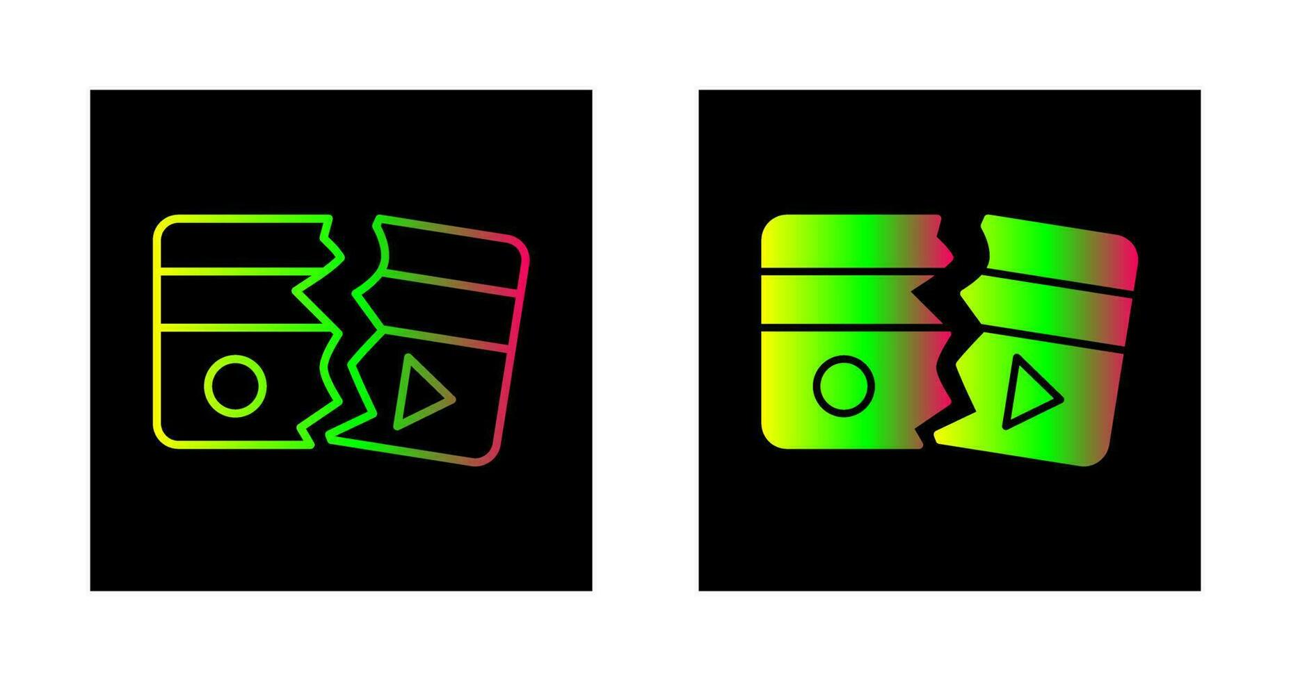 Broken Vector Icon