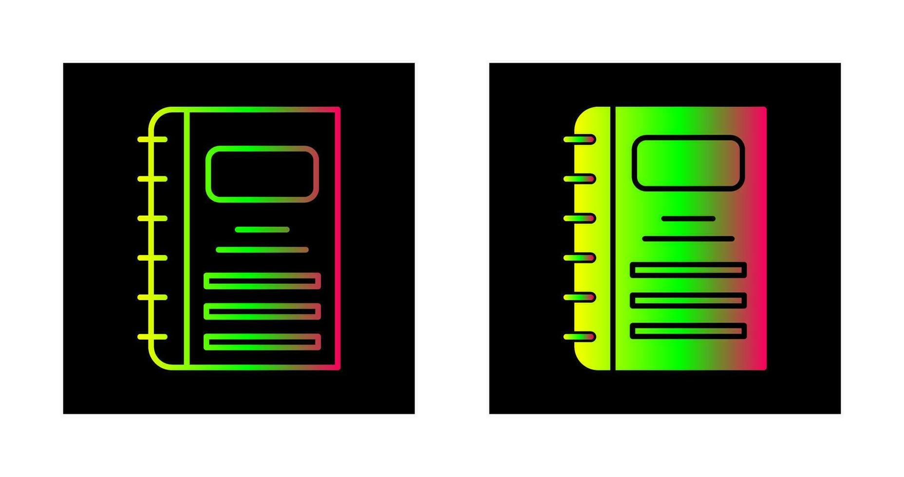 Notebook Vector Icon