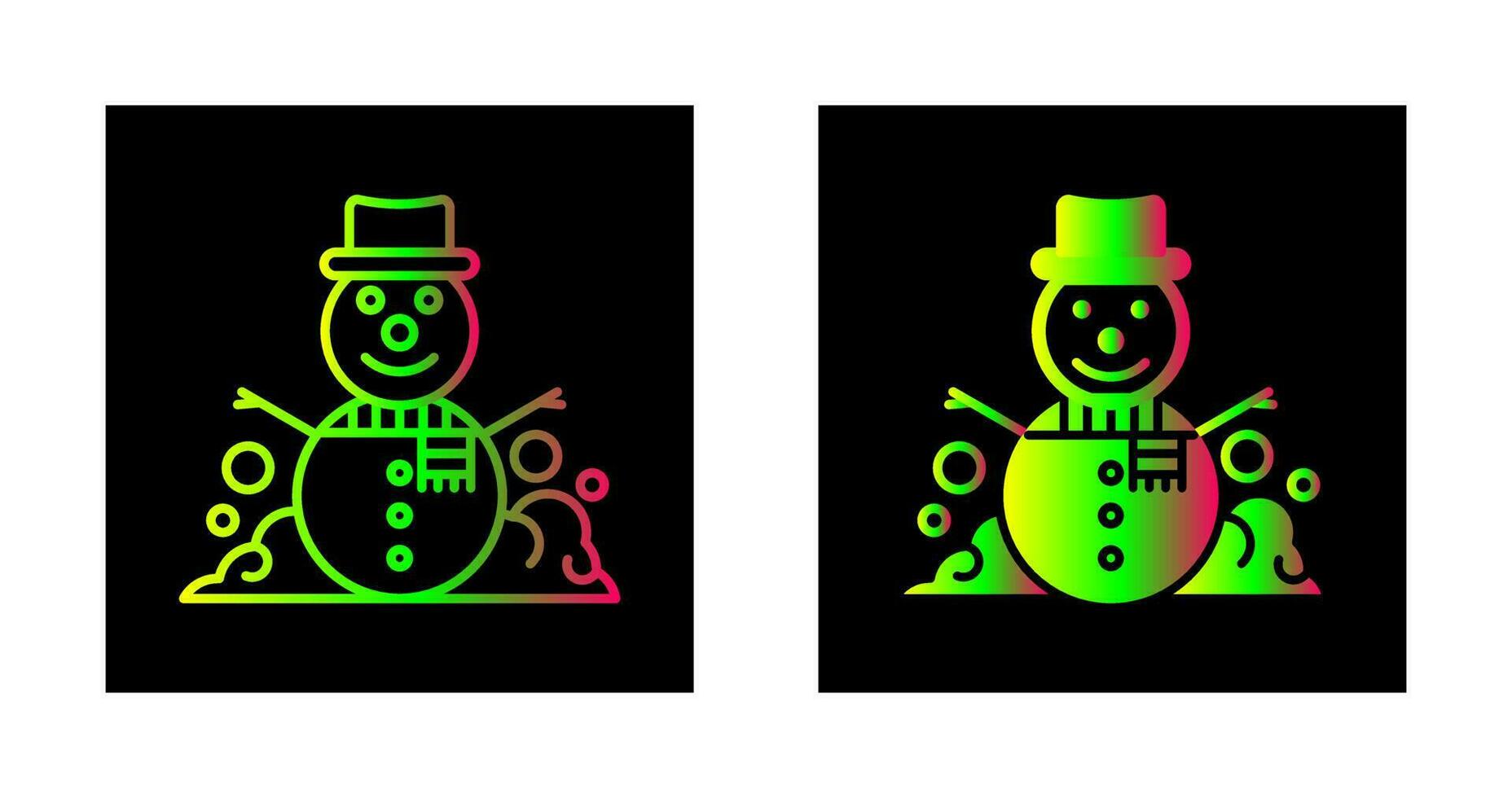 Snowman Vector Icon