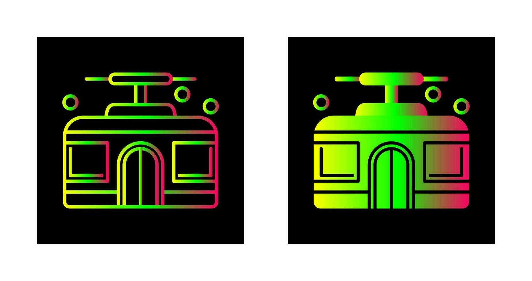 Cable Car Vector Icon