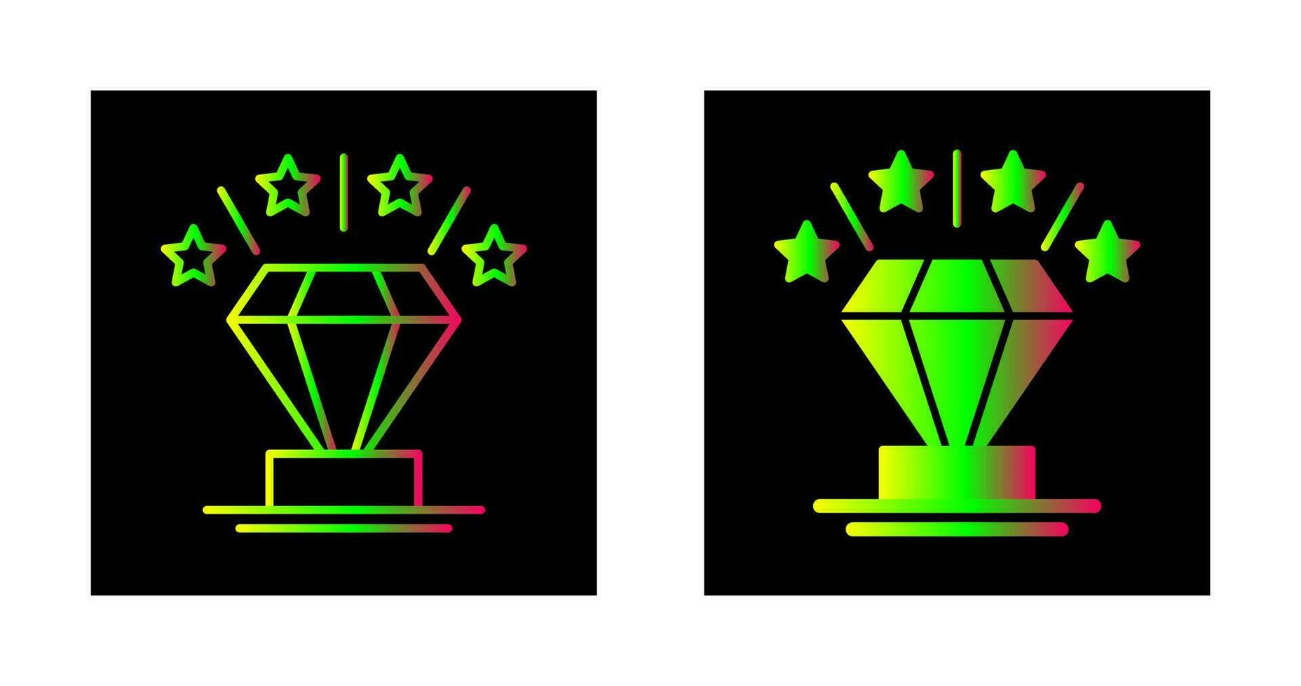 icono de vector de diamante