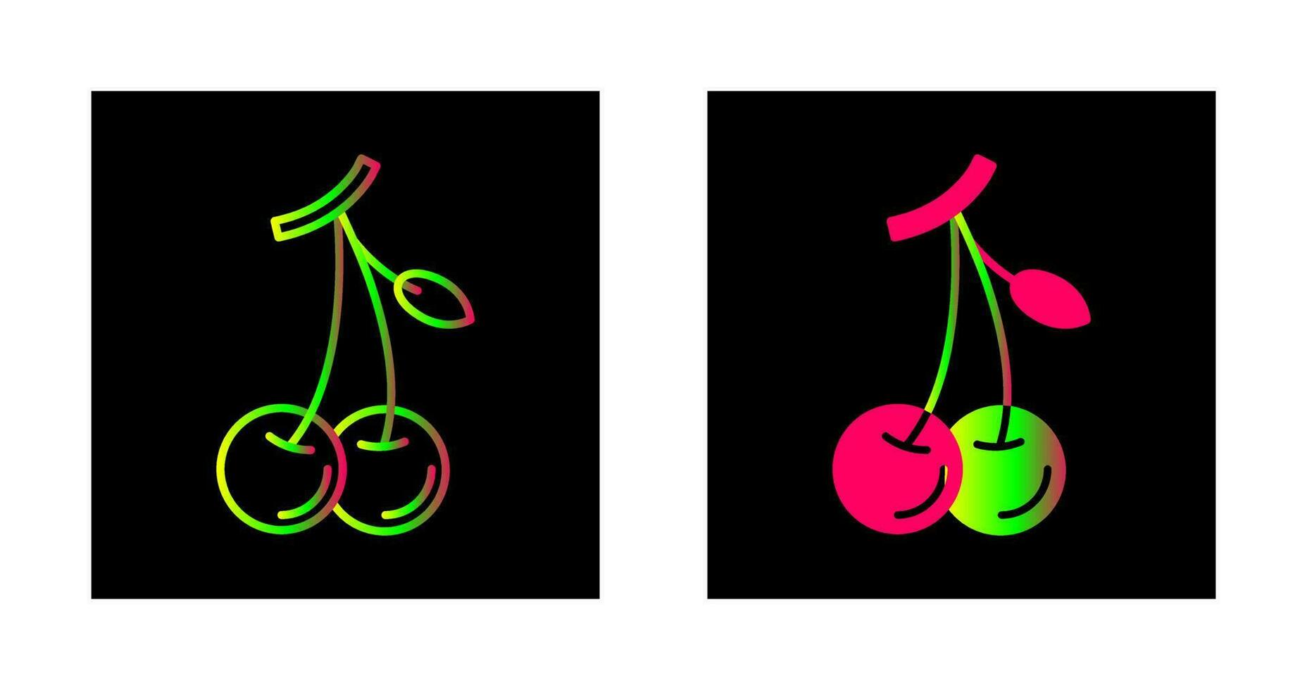 Cherries Vector Icon