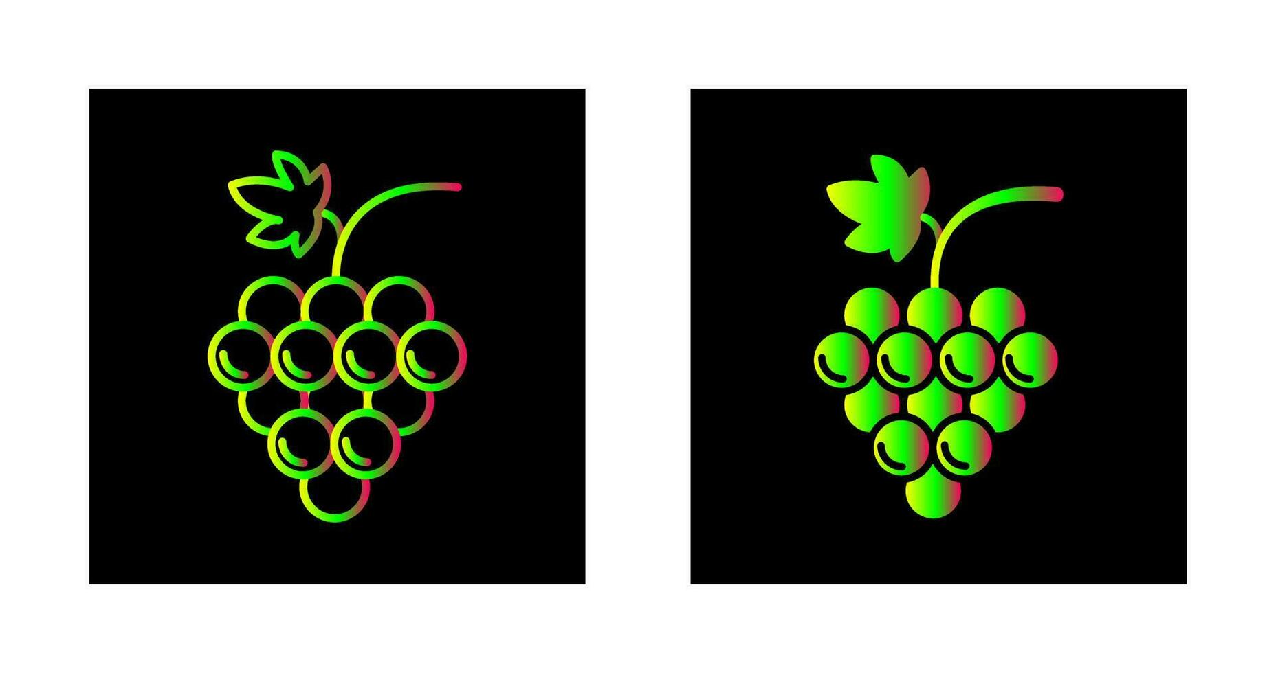 Grapes Vector Icon