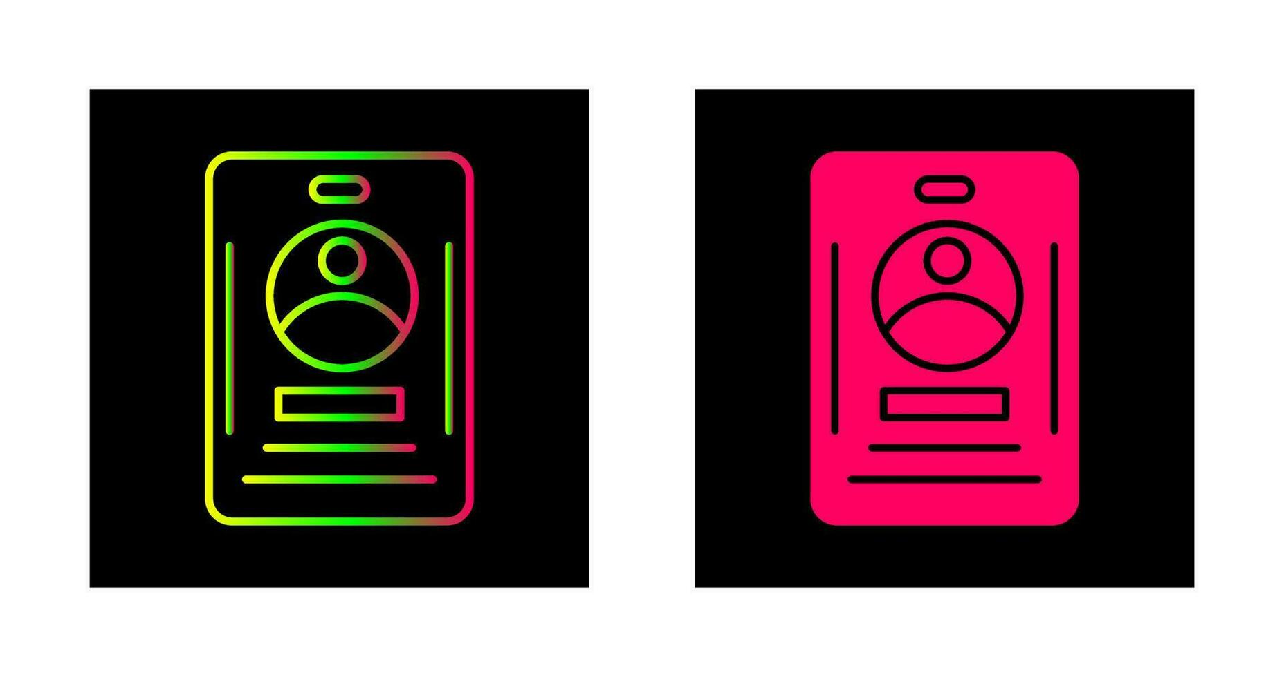 Office Card Vector Icon
