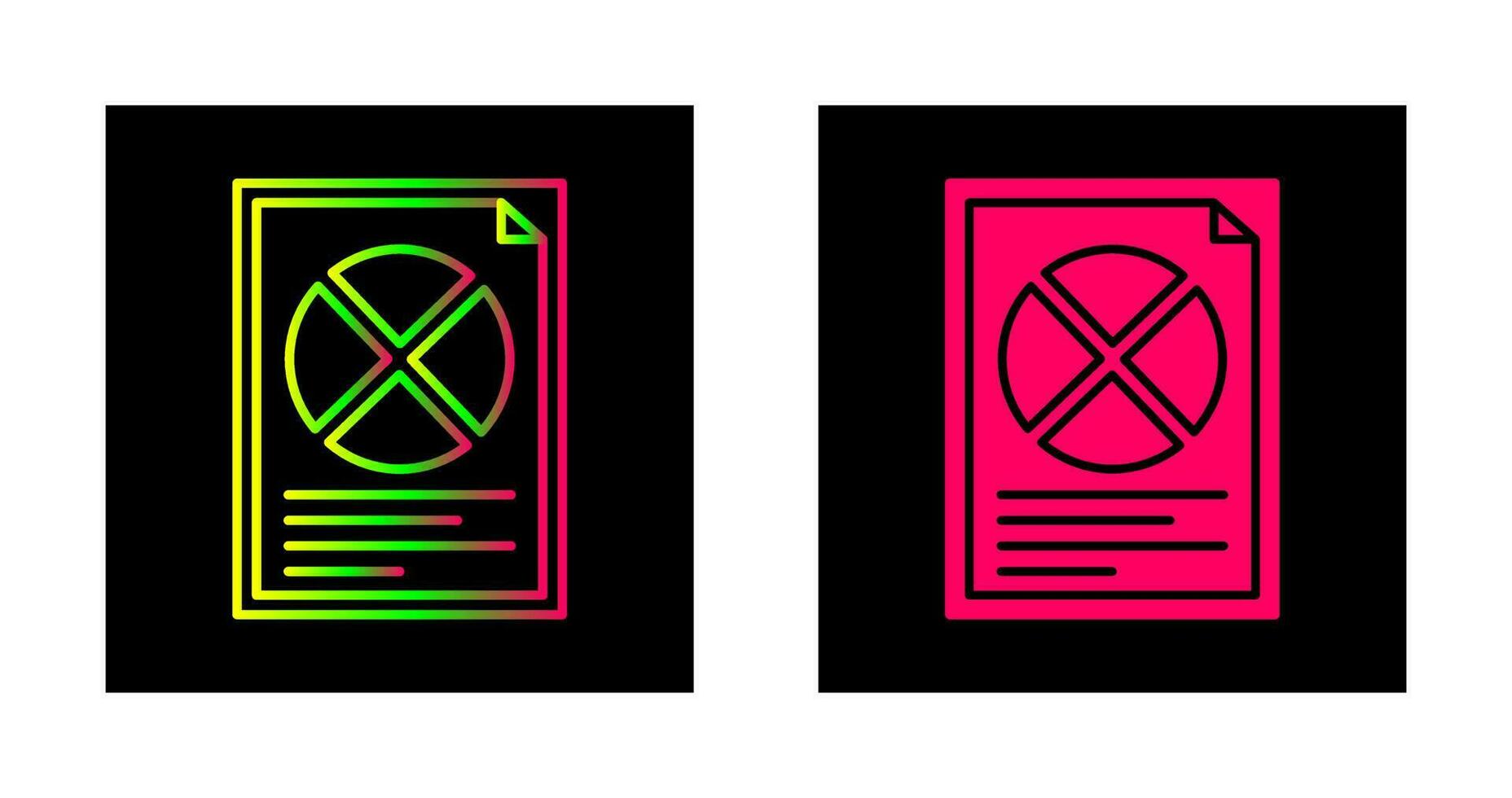 Pie Chart Vector Icon