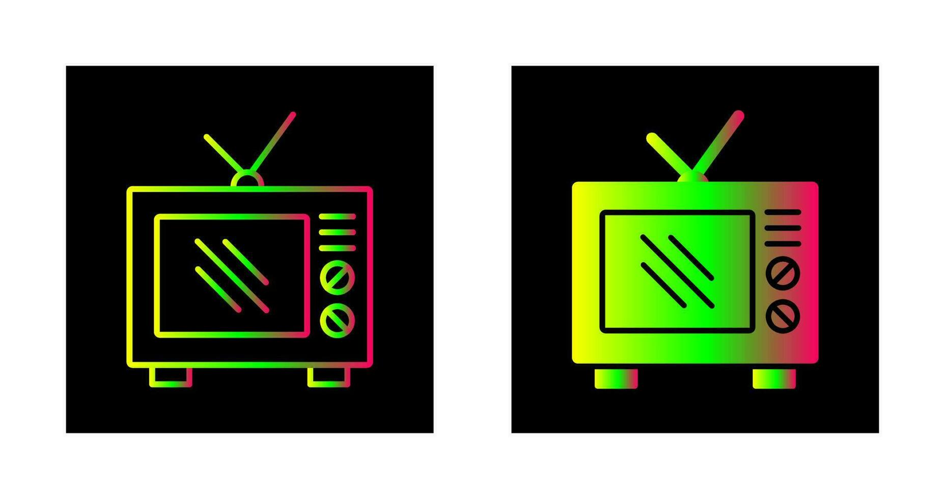 Old TV Vector Icon