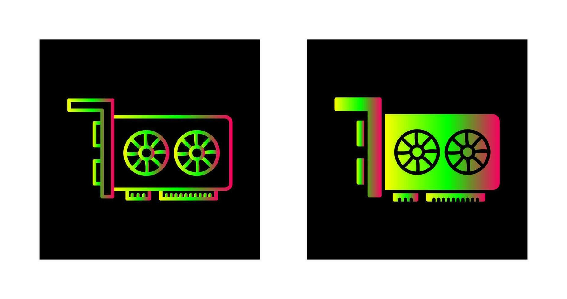 Graphic Card Vector Icon