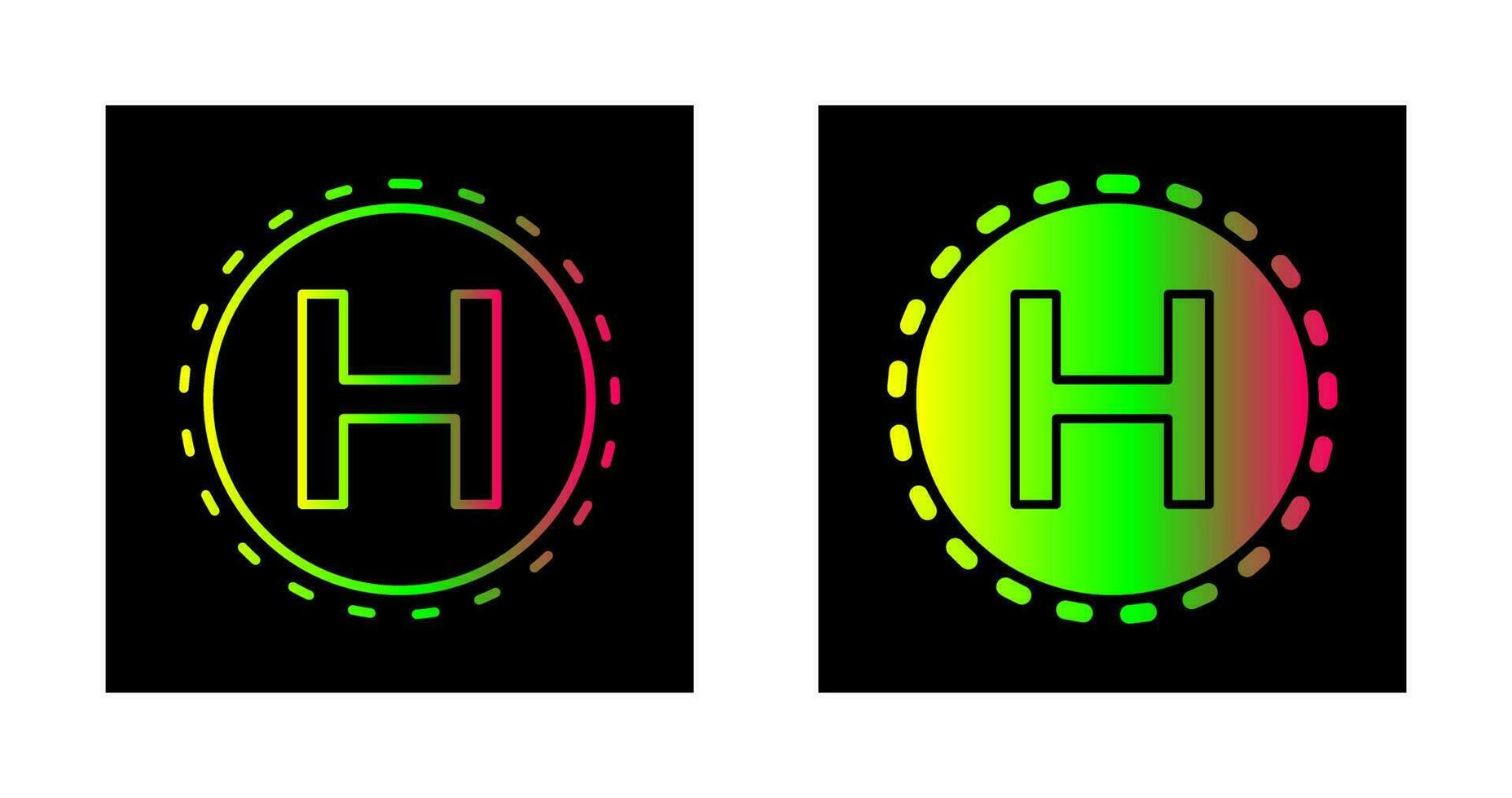 Helipad Vector Icon