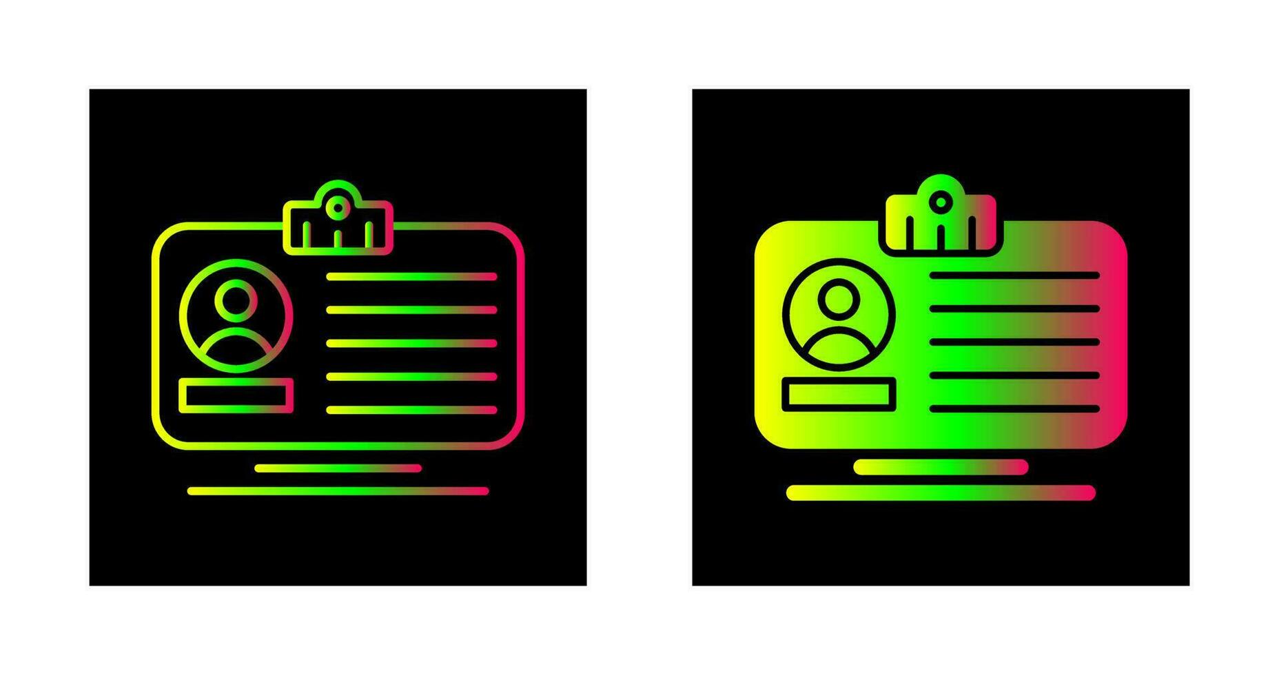 Id Card Vector Icon