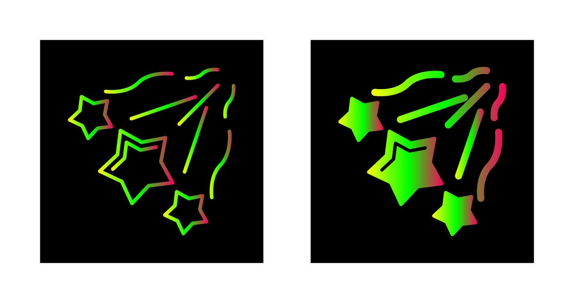 Falling Stars Vector Icon
