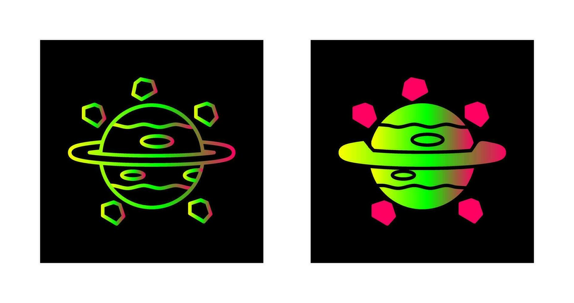 Saturn Vector Icon