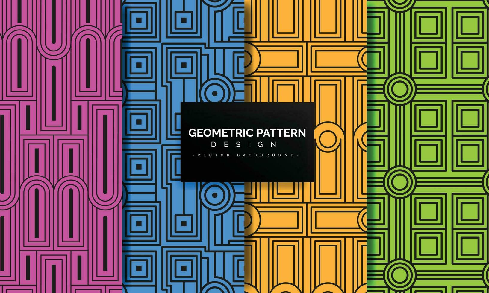 Set of pattern with geometric elements. Abstract decorative stripes pattern. Collection of Patterns for fabrics. Cloth Texture. vector