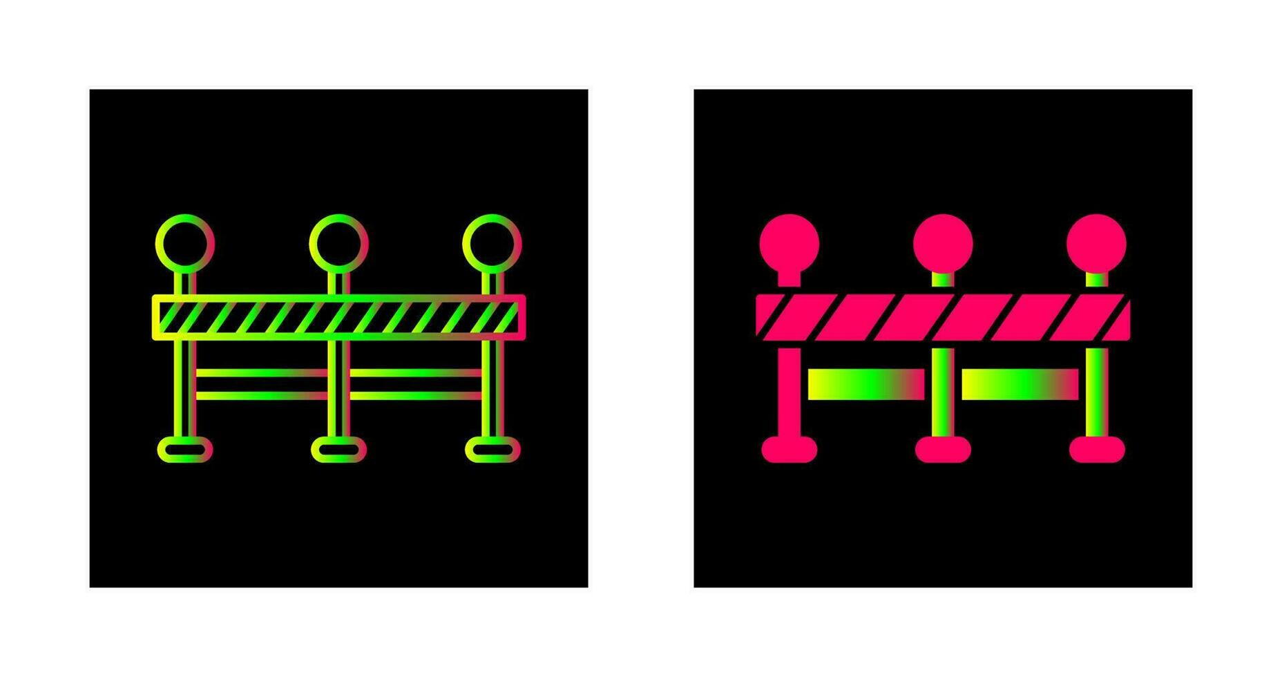 Roadblock Vector Icon