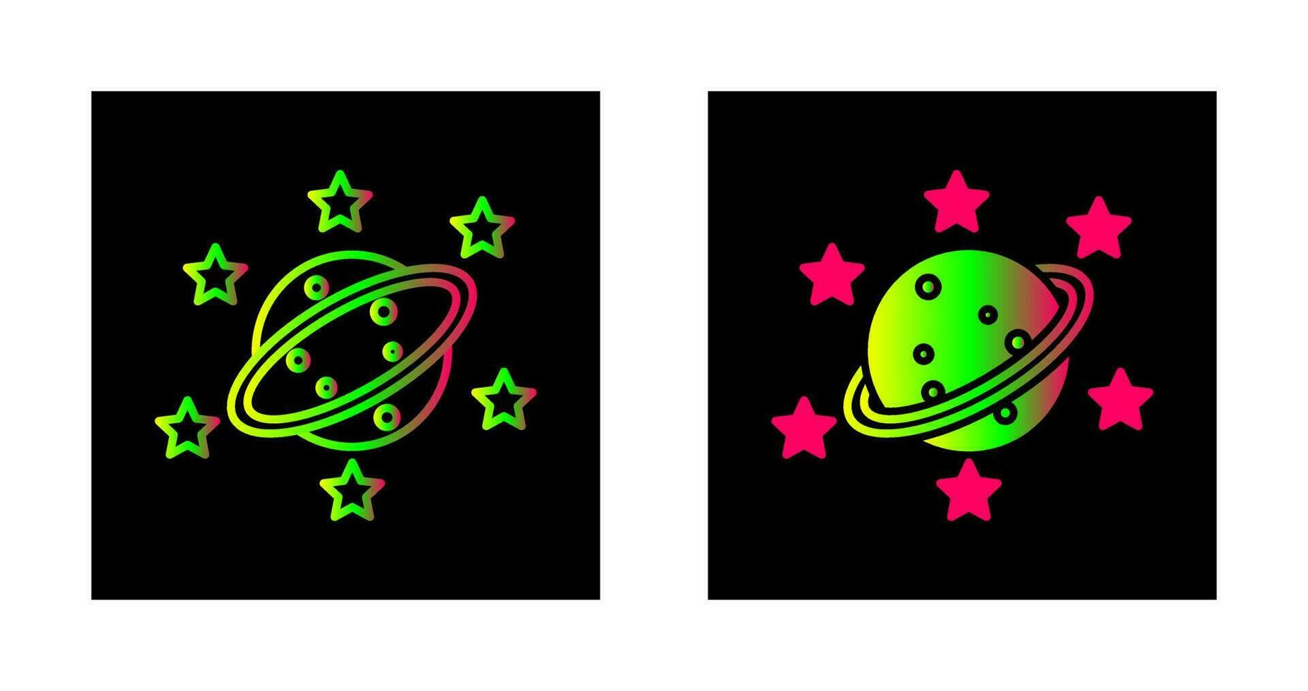 Saturn Vector Icon