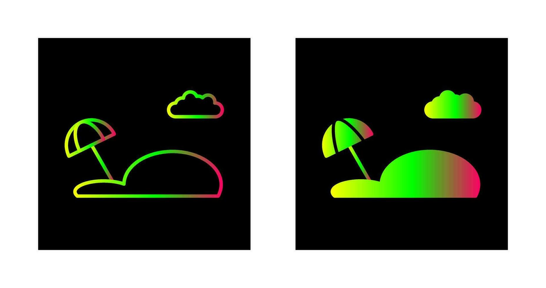 Beach Vector Icon