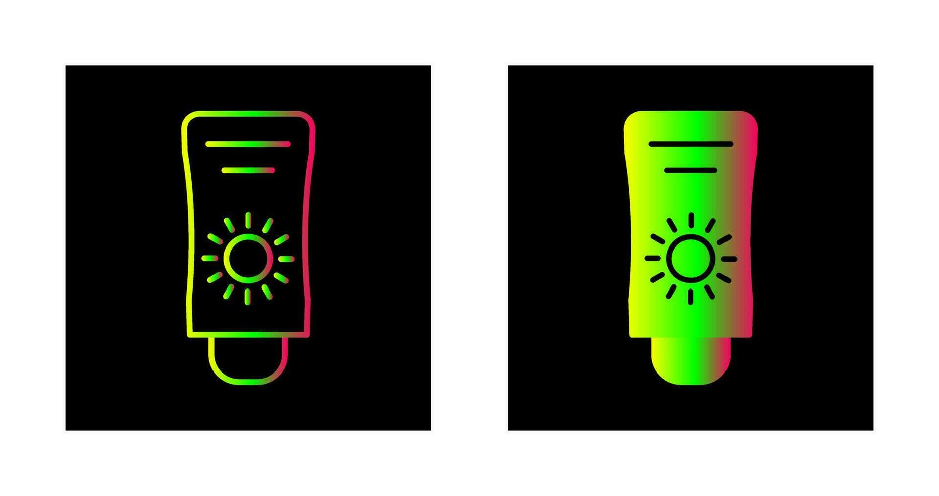 Sun Cream Vector Icon