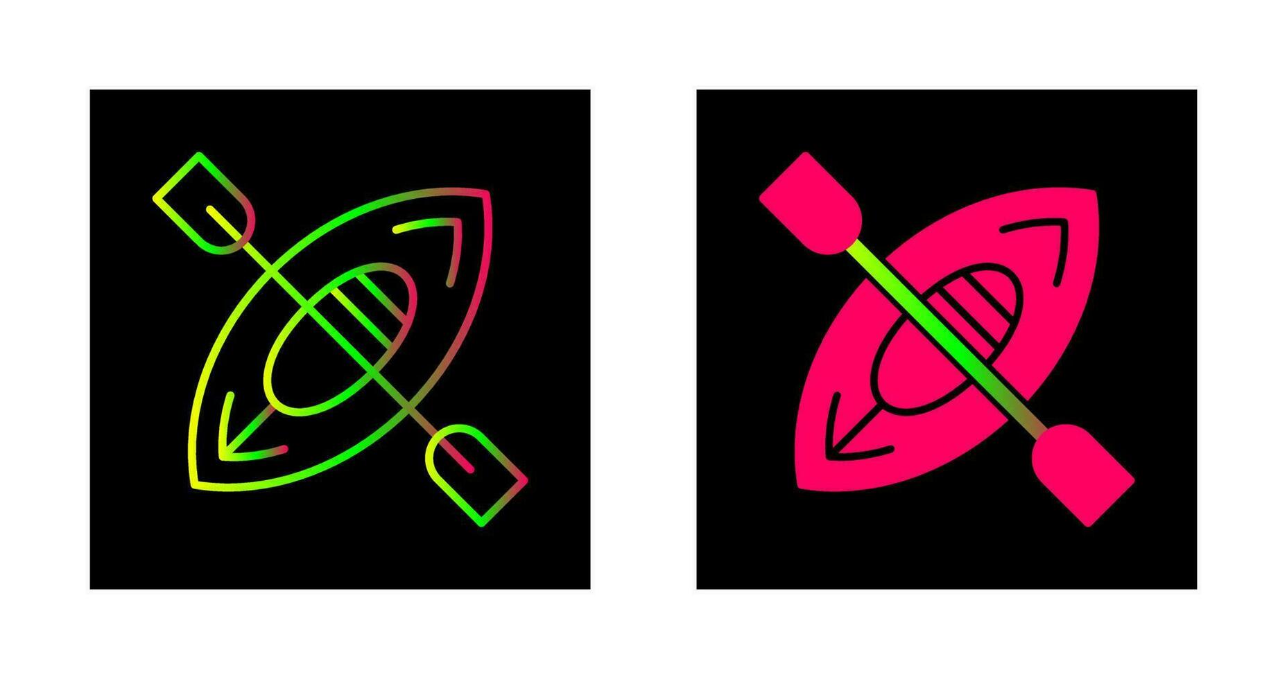 Kayak Vector Icon