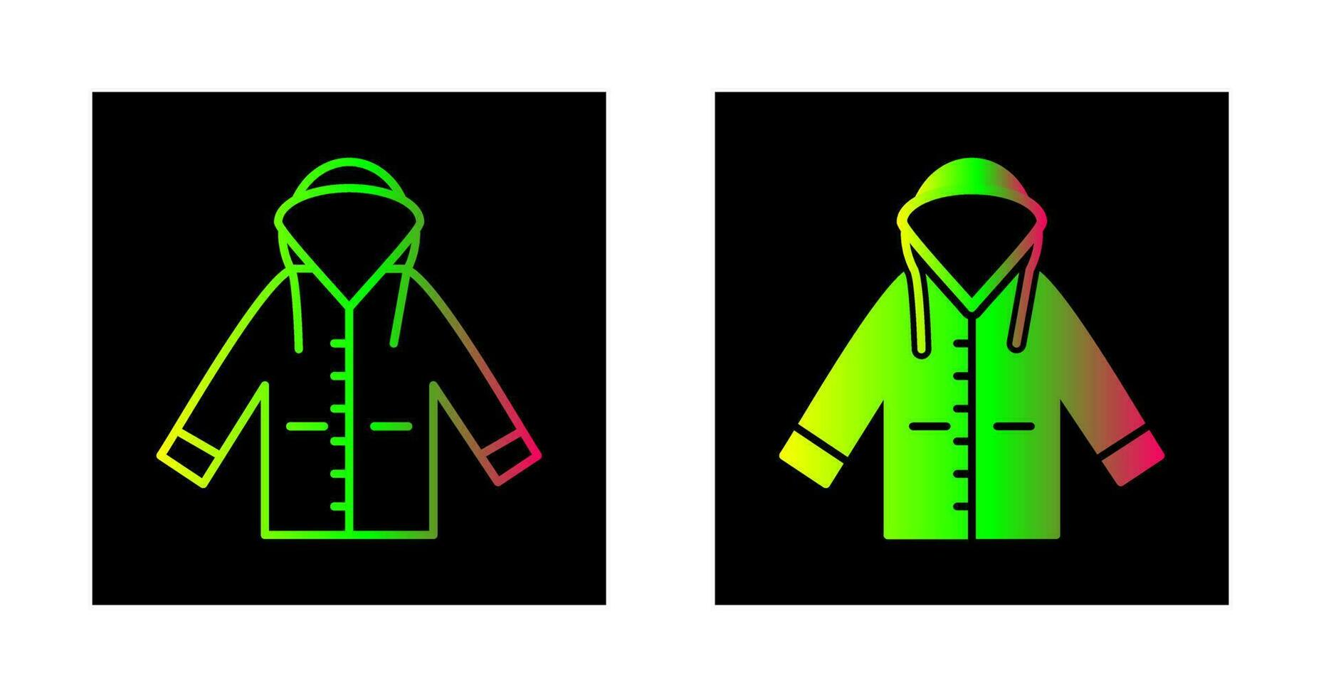 Raincoat Vector Icon