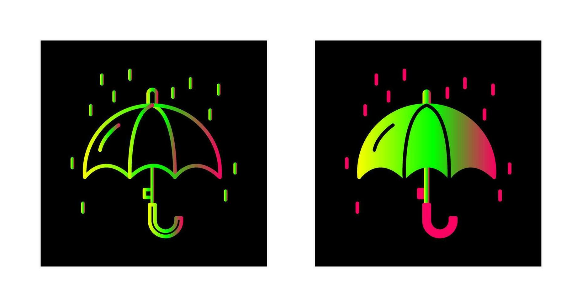 Raining Vector Icon