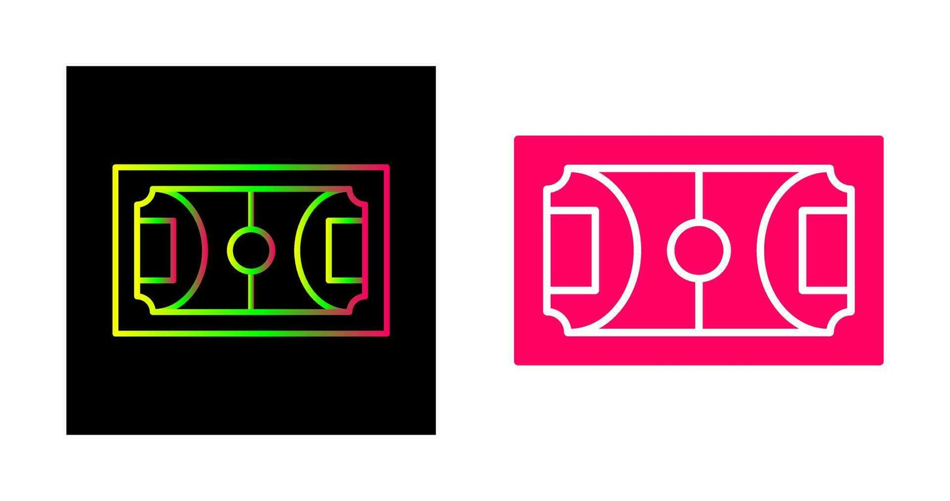 Football Field Vector Icon