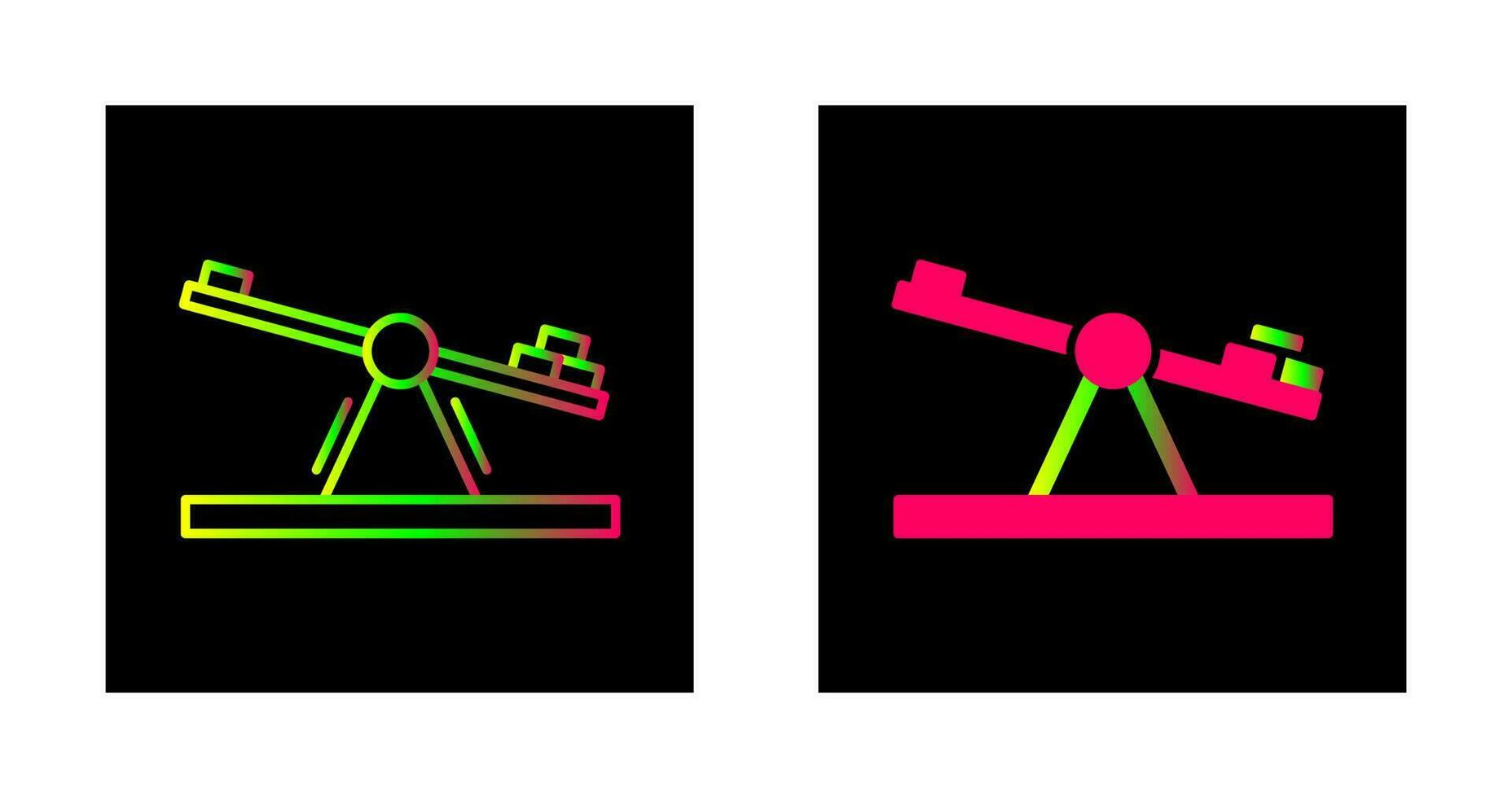Seesaw Vector Icon