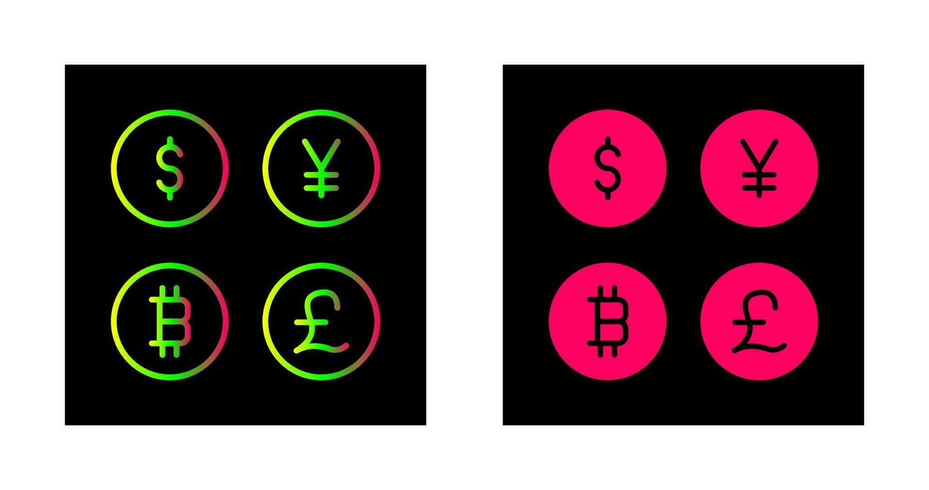 Currency Symbols Vector Icon