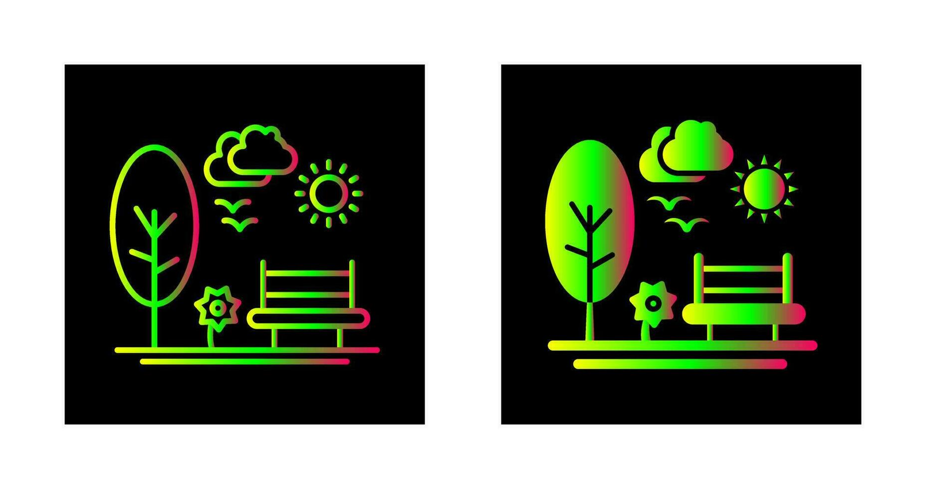 Park Vector Icon