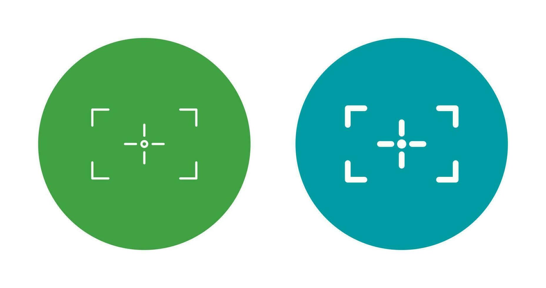 Unique Focus Vector Icon