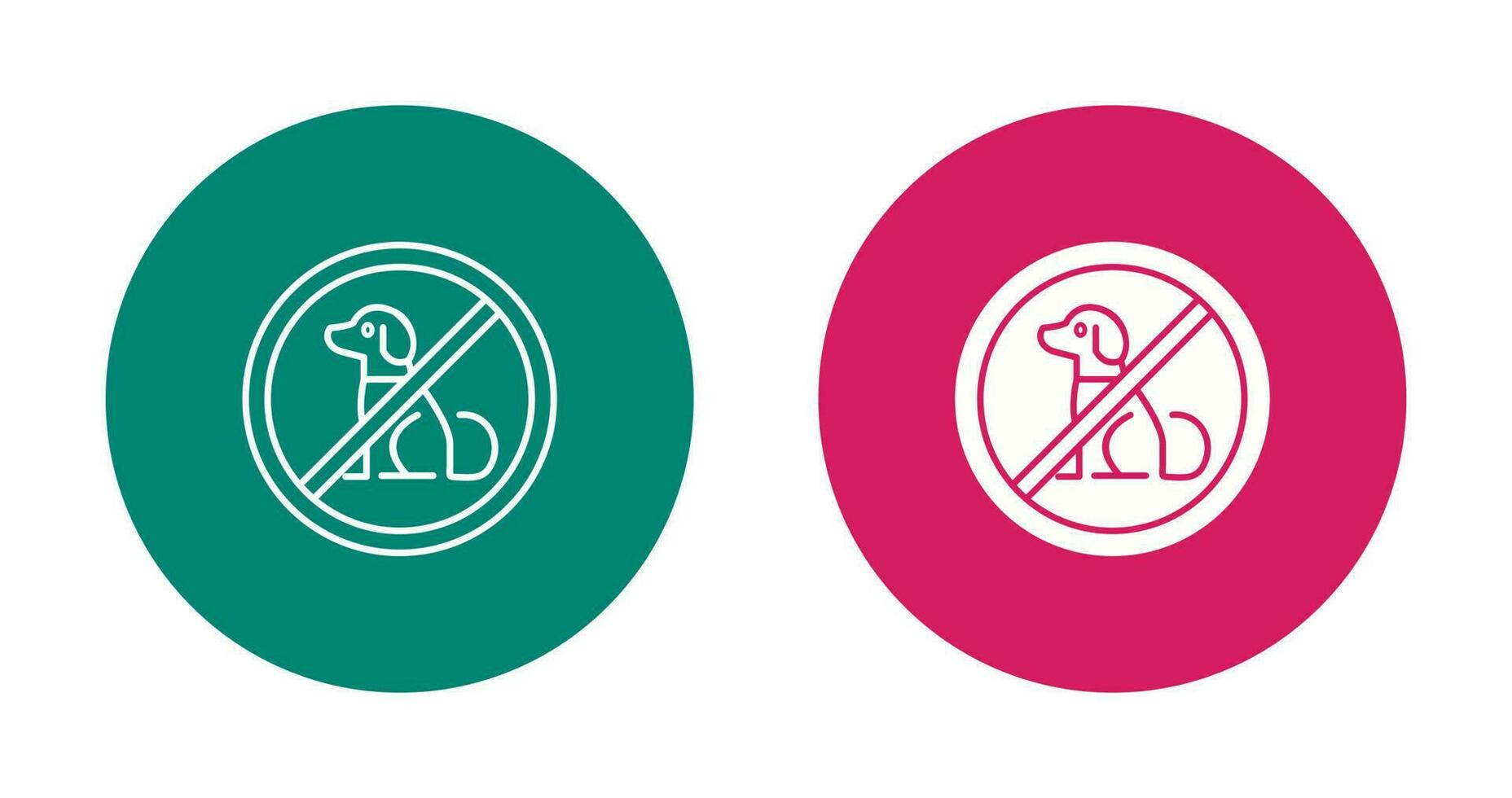 No Pets Vector Icon