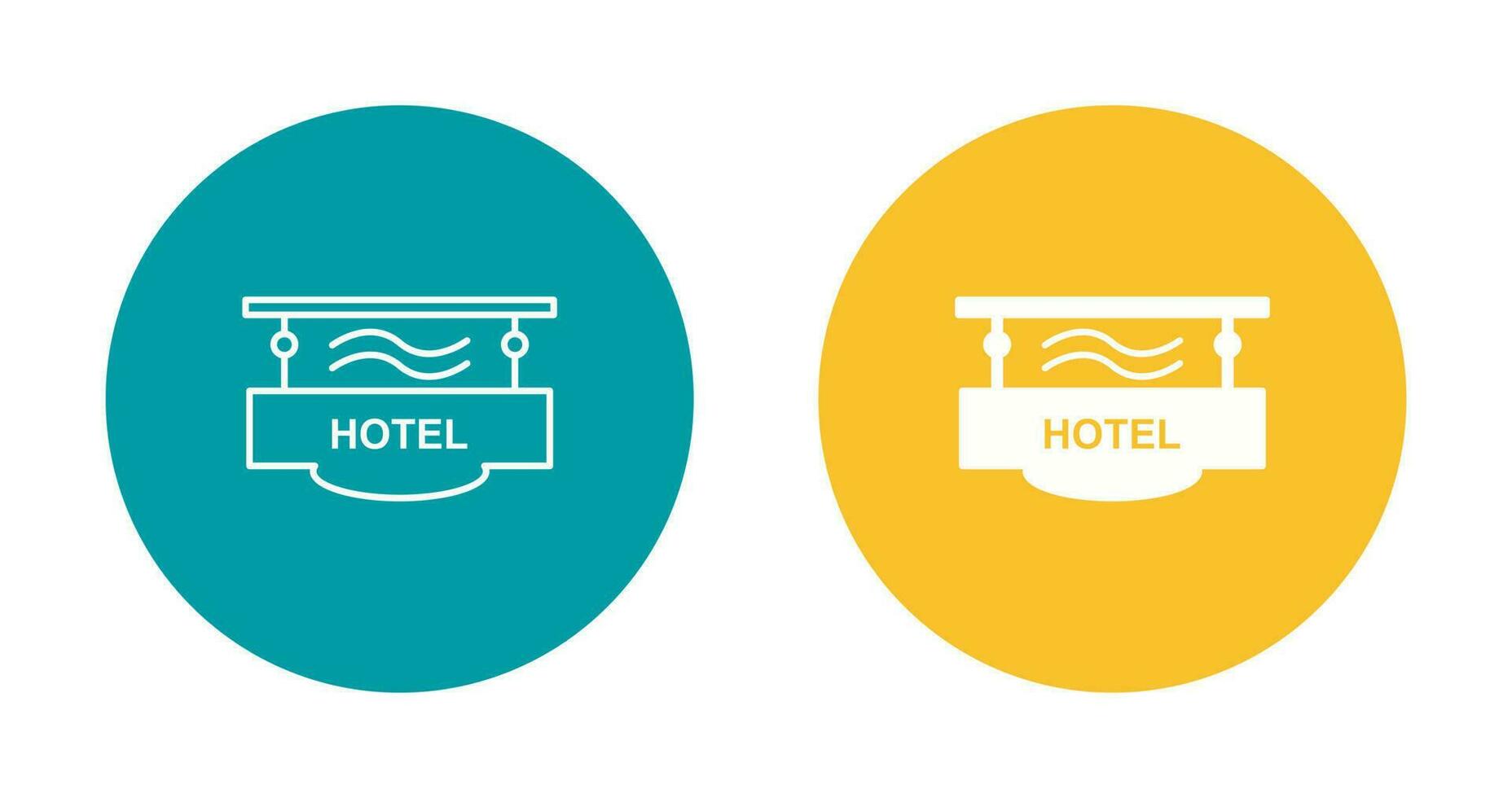 Hotel Sign Vector Icon