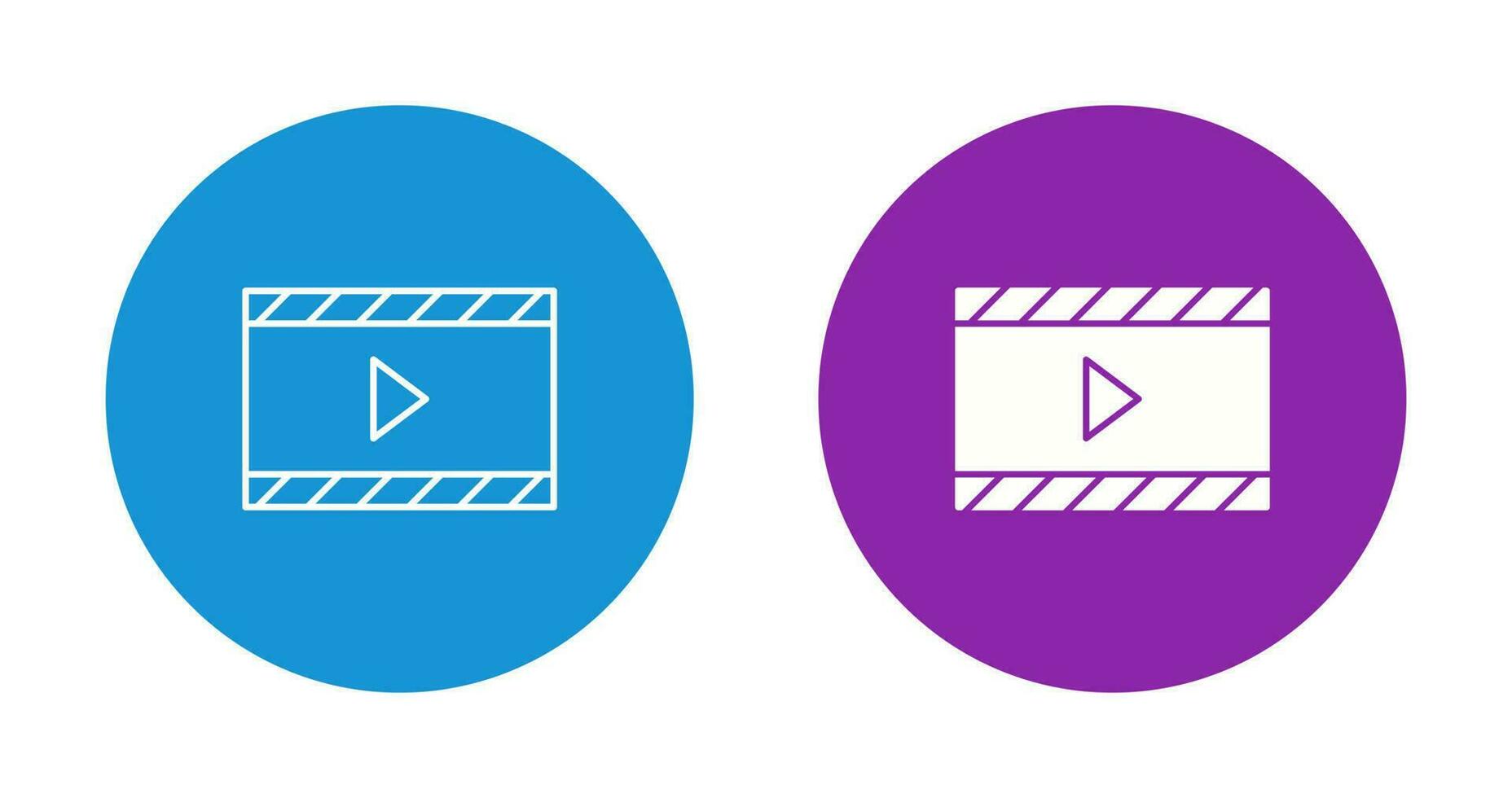 Unique Video and Animation Vector Icon