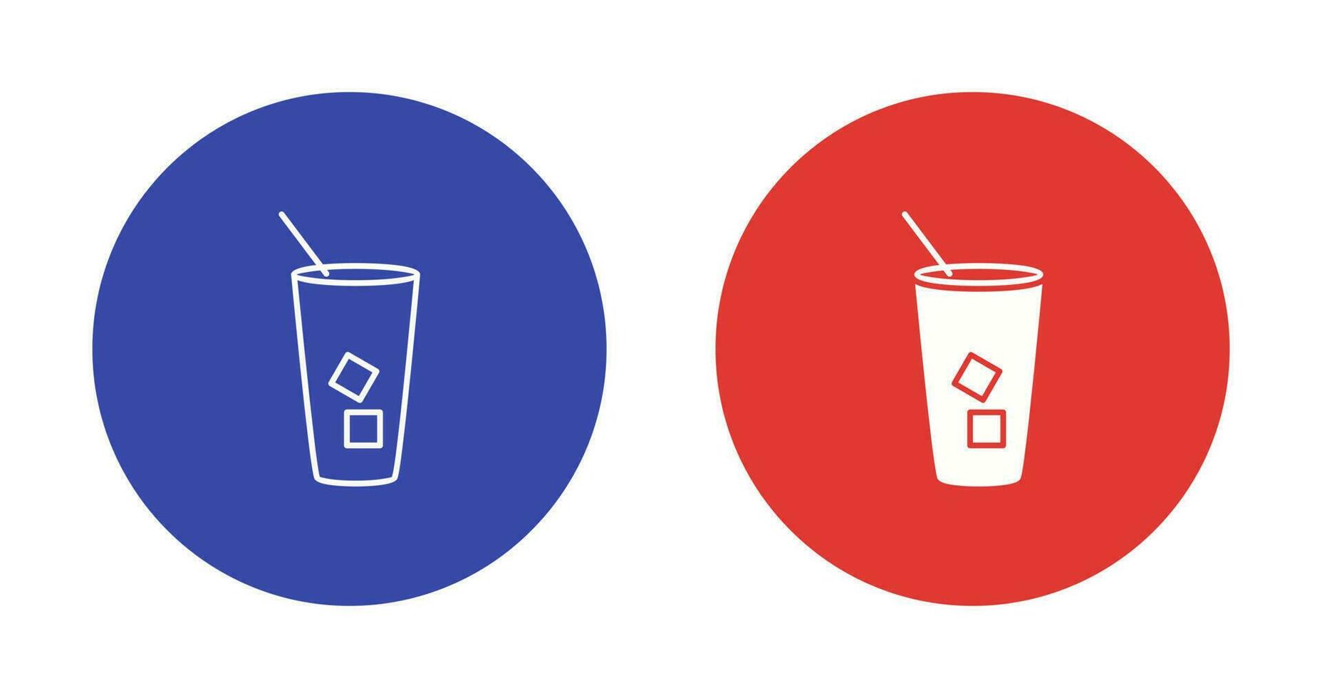 Iced Coffee Vector Icon