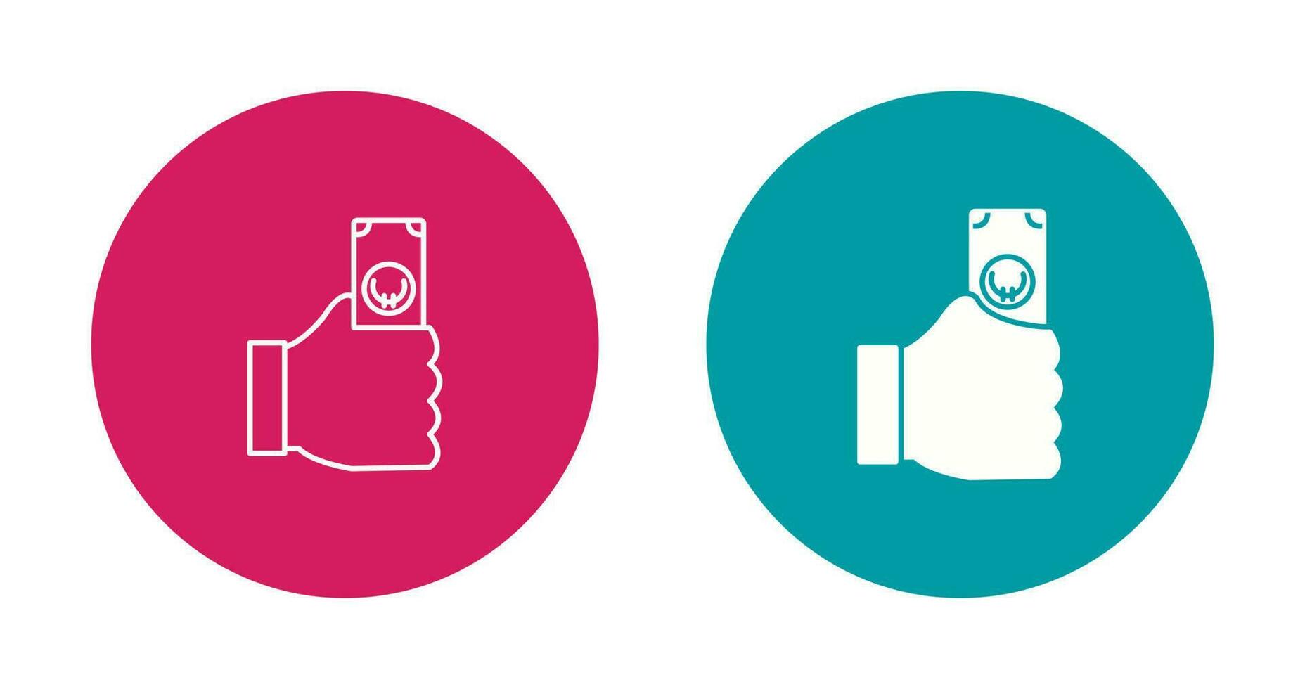 Unique Cash Vector Icon