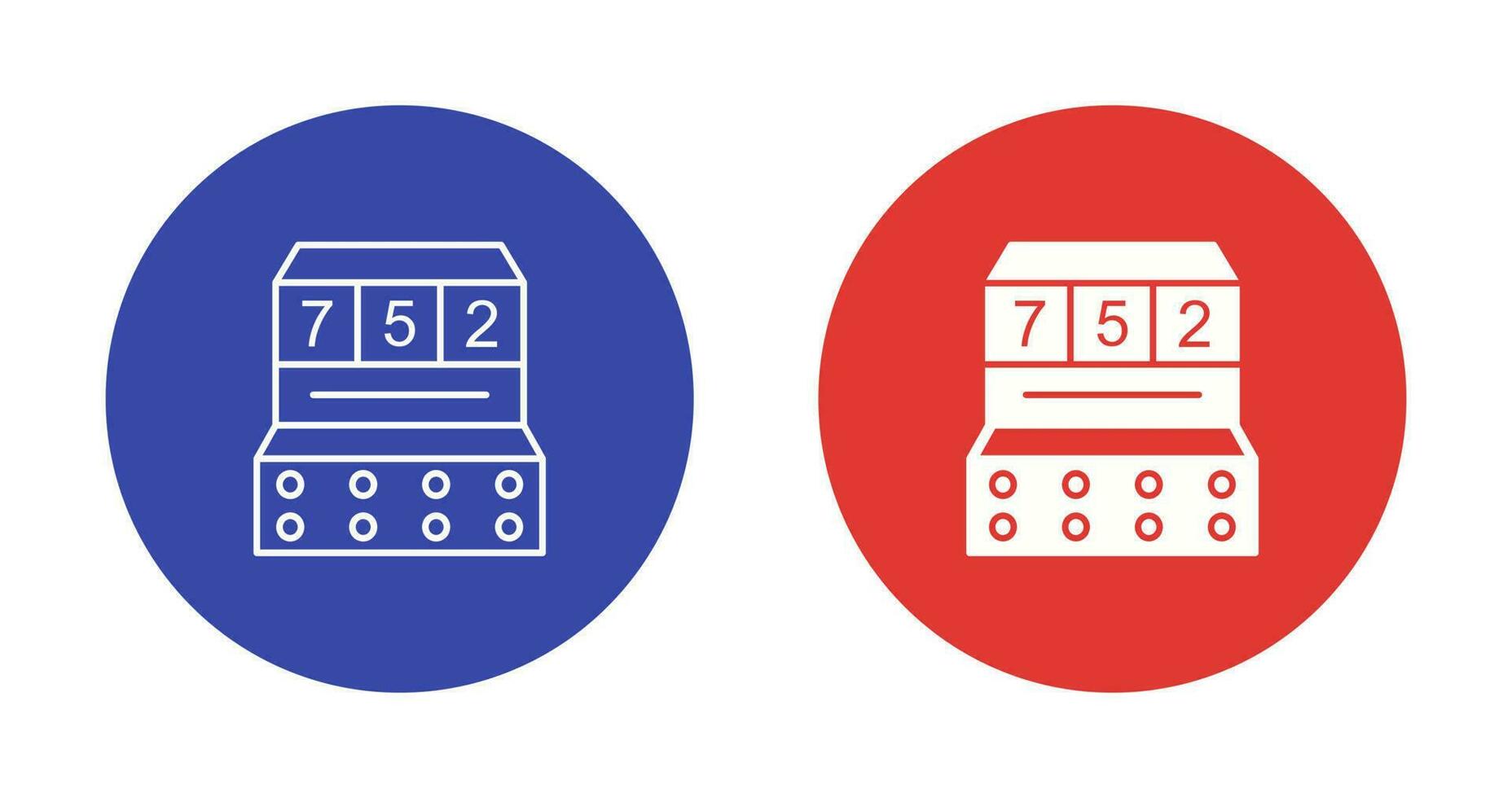 Slot Machine Vector Icon