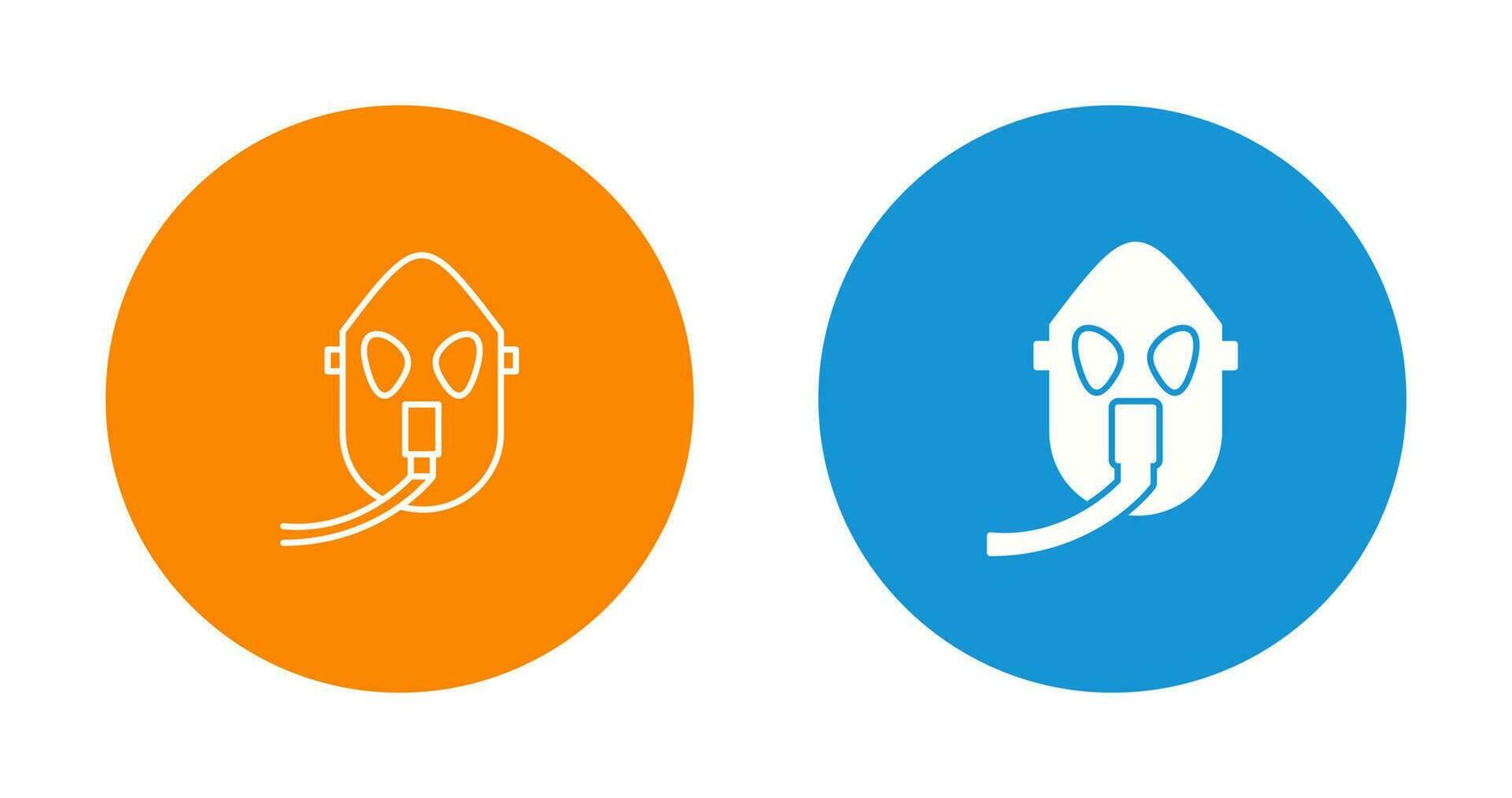 Unique Oxygen Mask Vector Icon