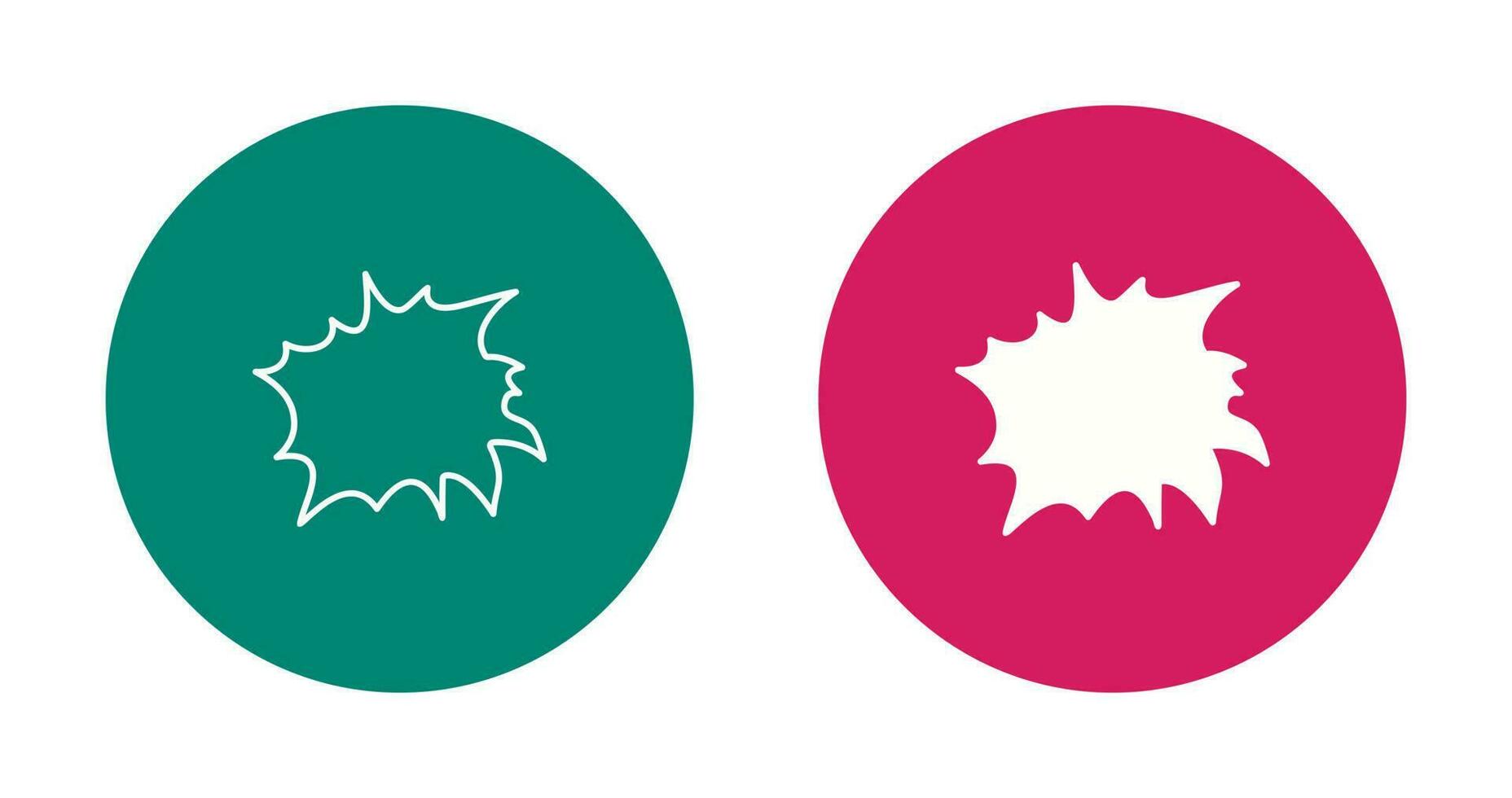Unique Explosion Vector Icon